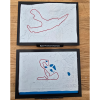 3D Formule 1 Circuit met frame