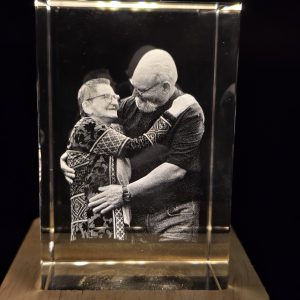3D Foto in Kristal – Een Tijdloos Aandenken in Glas
